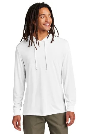 Allmade Sweat-shirt à manches longues pour homme avec capuche - Blanc éclatant