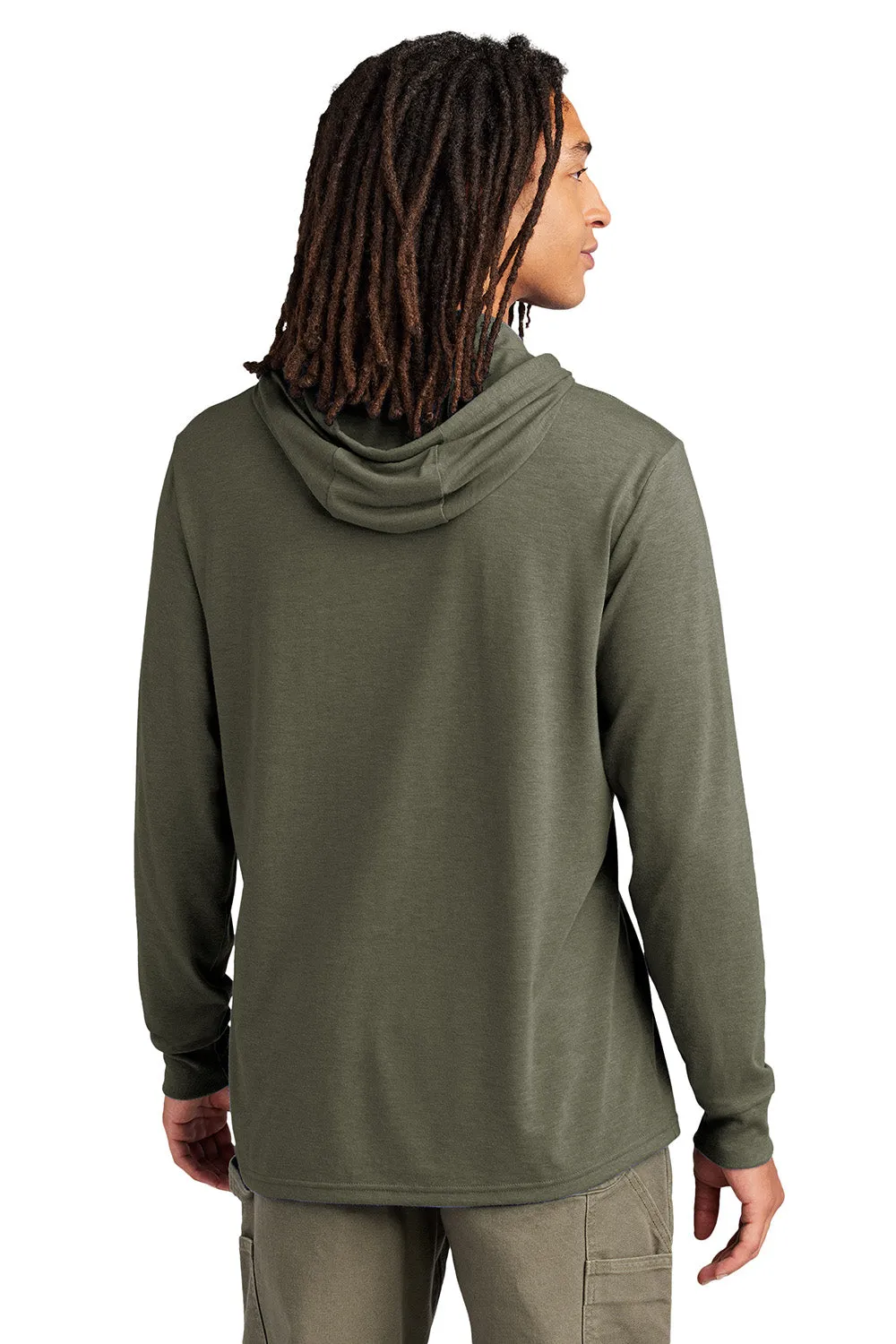 Allmade Sweat-shirt à manches longues pour homme avec capuche - Vert Olive Vous