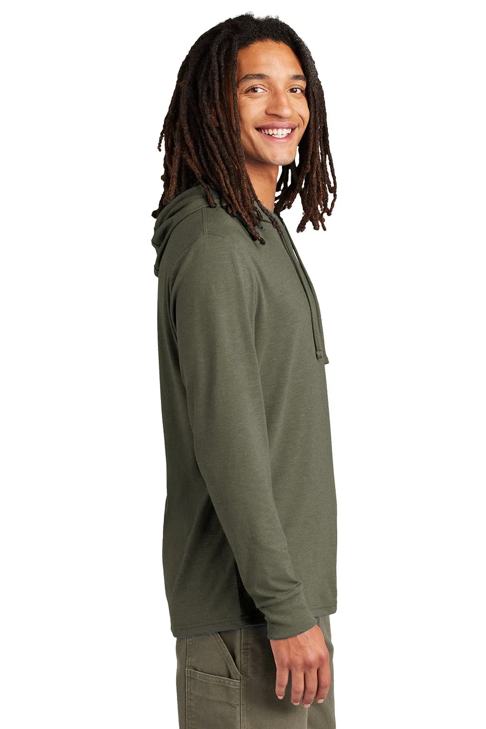 Allmade Sweat-shirt à manches longues pour homme avec capuche - Vert Olive Vous