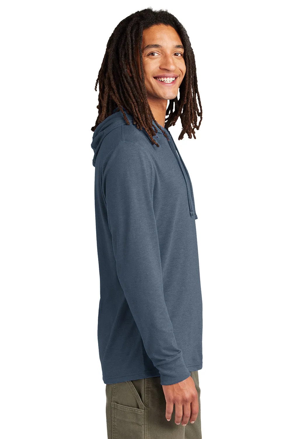 T-shirt à capuche manches longues pour hommes Allmade - Bleu Rebelle