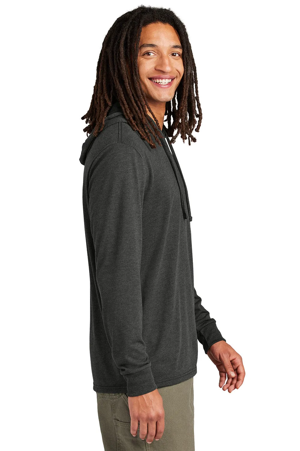 Allmade Sweat-shirt à manches longues pour homme avec capuche - Noir spatial