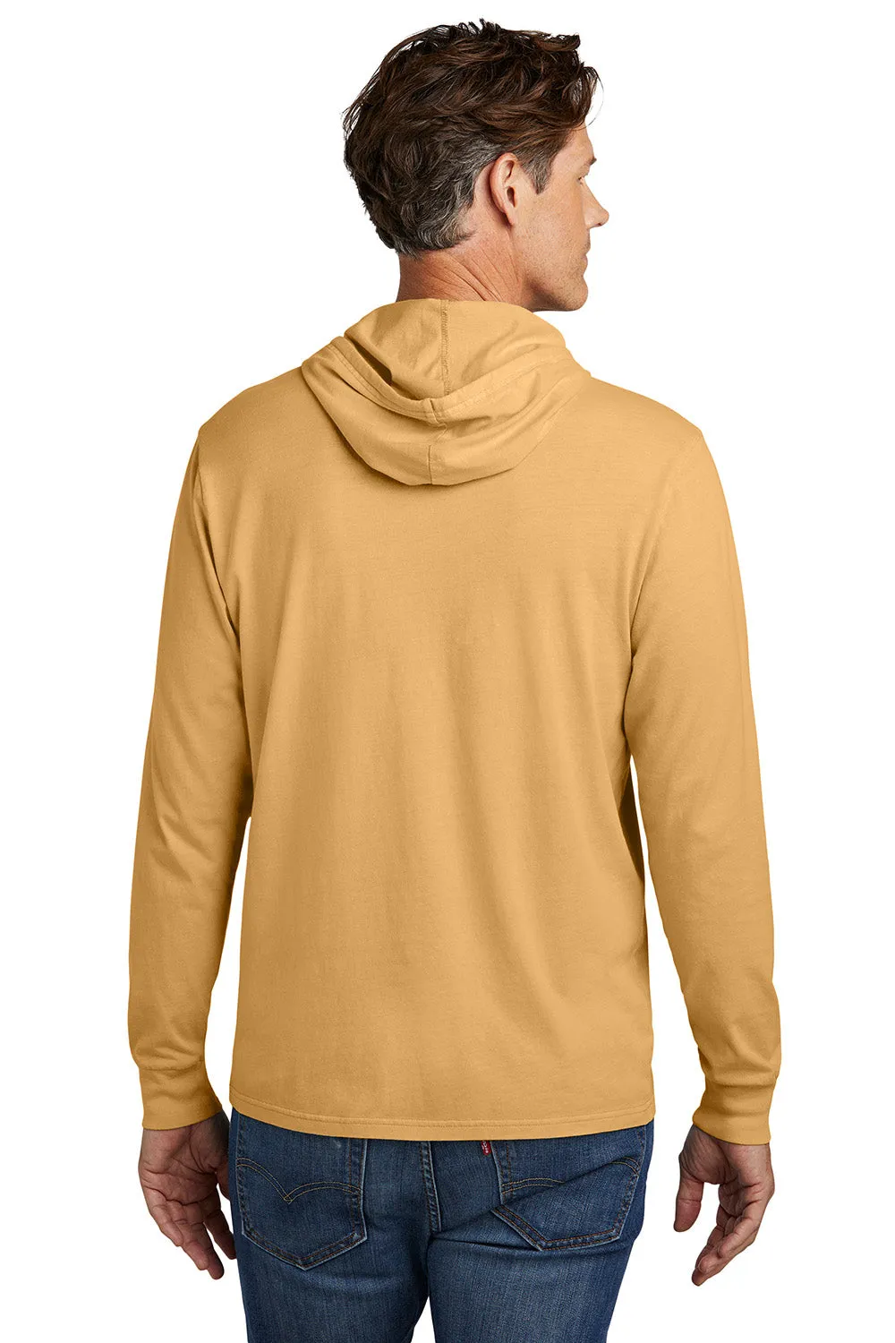 Allmade Sweat-shirt à capuche homme manches longues teinture minérale - Blé doré