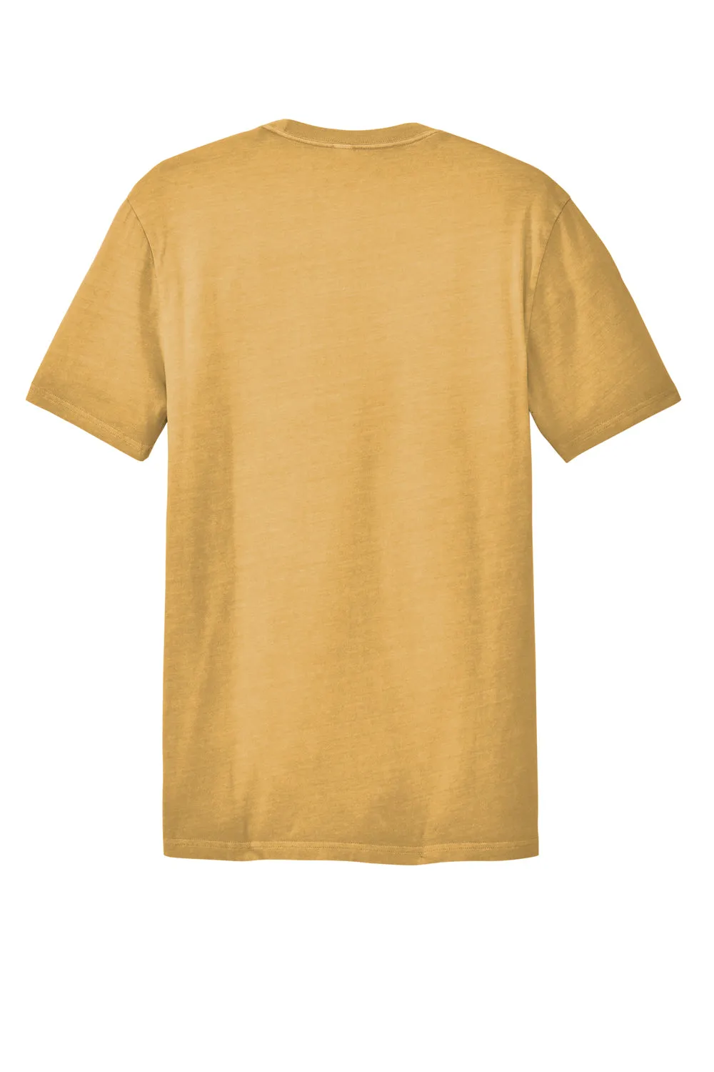 T-shirt à manches courtes et col rond Allmade pour homme - Teinture minérale - Blé doré