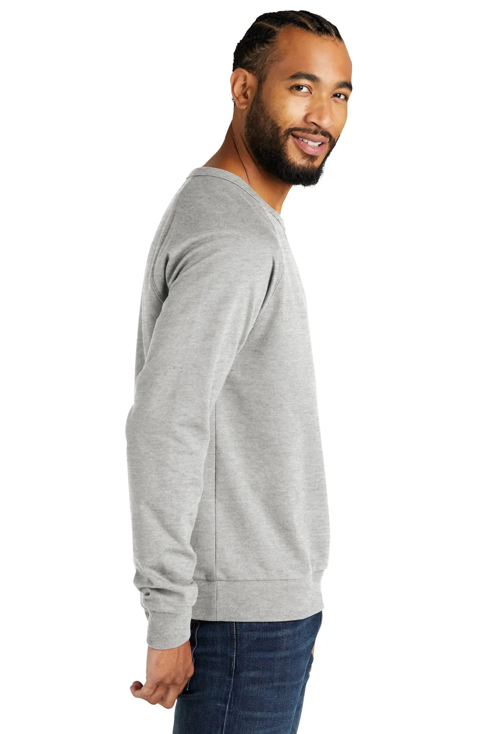 Pull à capuche en French Terry bio pour hommes Allmade - Gris granité chiné