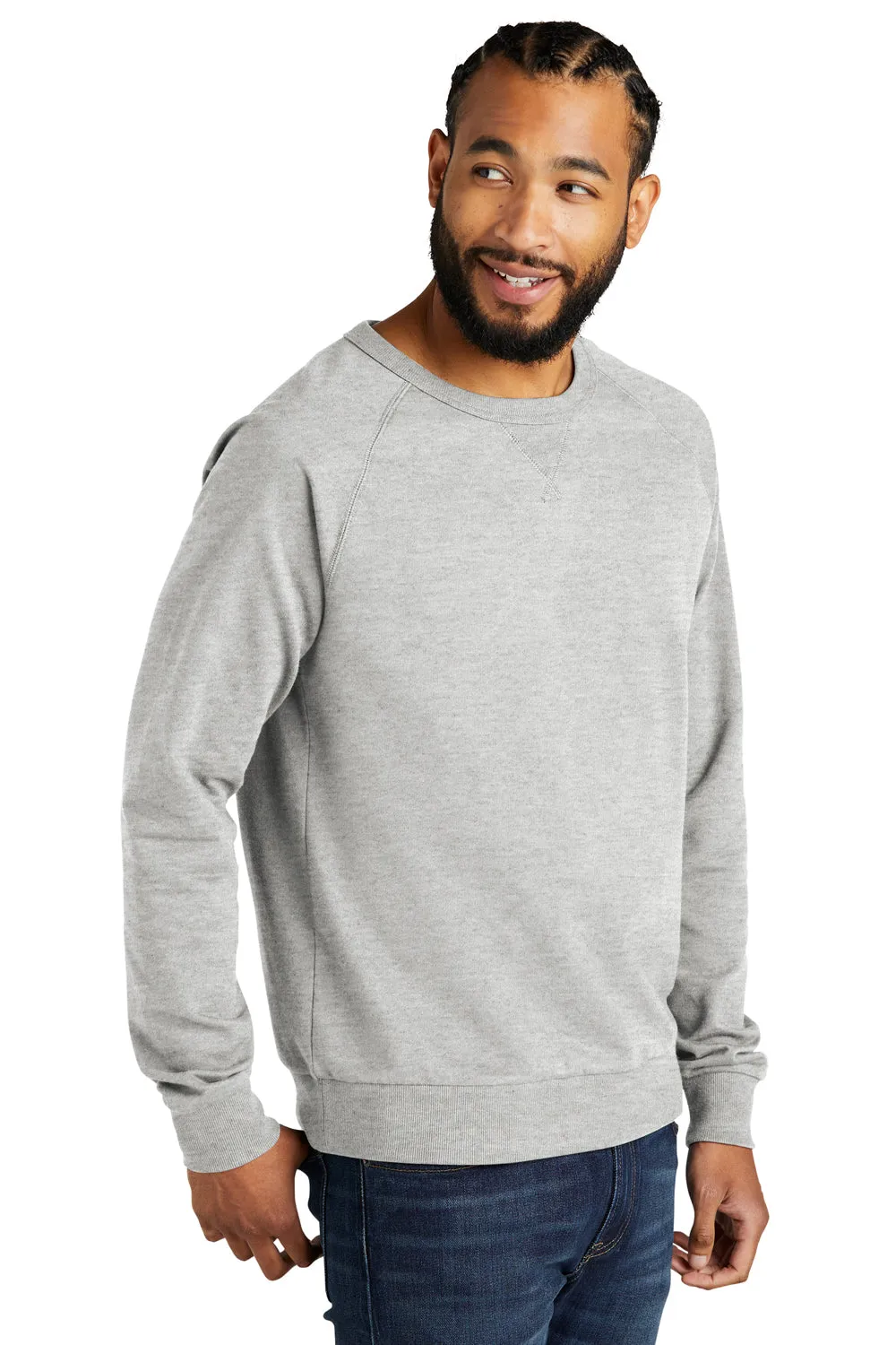 Pull à capuche en French Terry bio pour hommes Allmade - Gris granité chiné