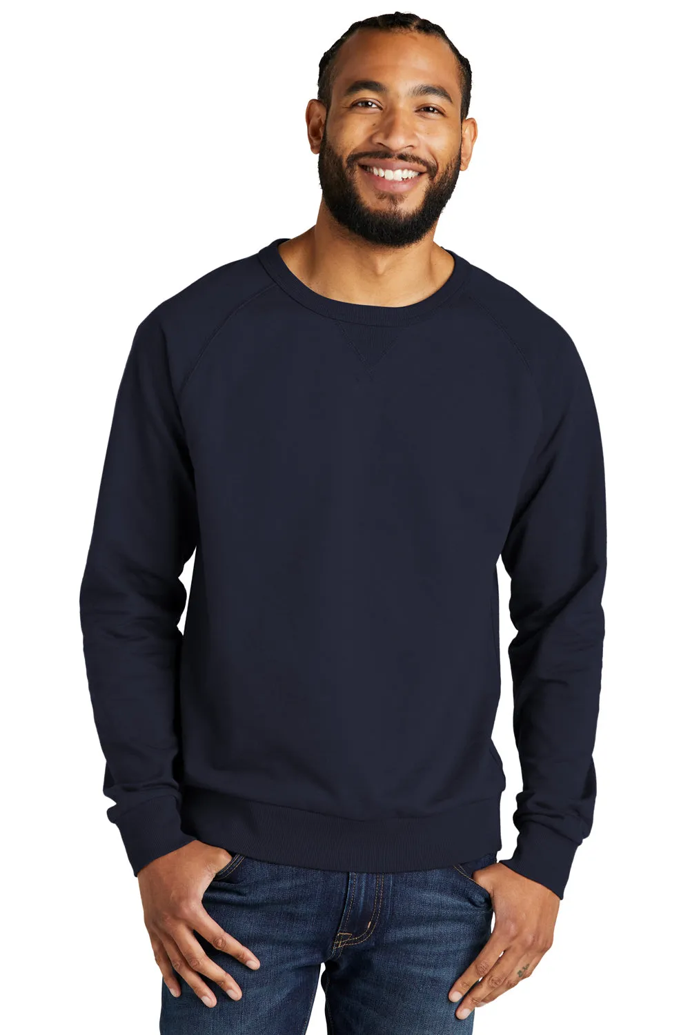 Sweat-shirt à capuche en French Terry bio pour hommes Allmade - Bleu marine nuit