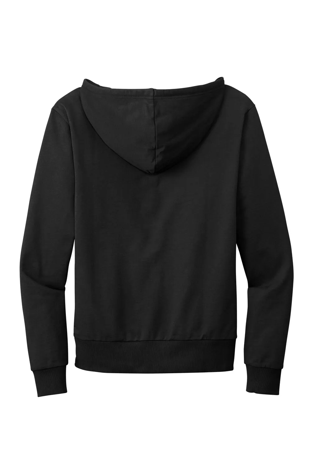 Allmade Sweat à capuche en French Terry biologique pour hommes avec fermeture éclair complète et poches - Noir profond