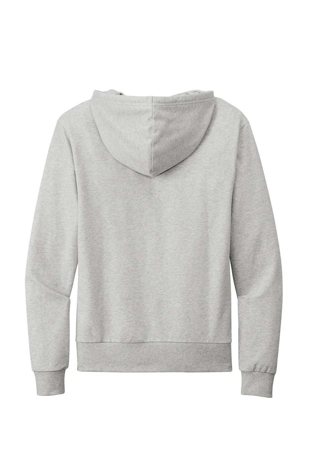 Allmade Sweat à capuche en French Terry biologique pour hommes avec fermeture éclair complète et poches - Granite gris chiné