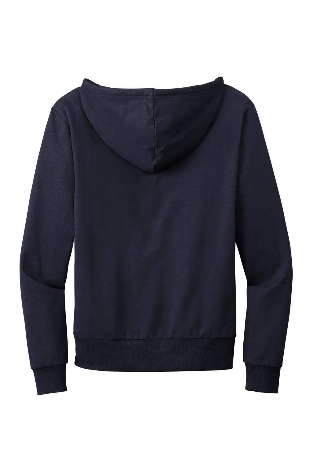 Allmade Sweat à capuche en French Terry biologique pour hommes avec fermeture éclair complète et poches - Bleu marine nuit
