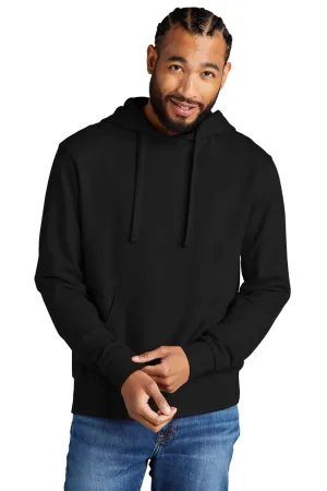 Allmade Sweat à capuche pour homme en French Terry biologique avec poche kangourou - Noir profond