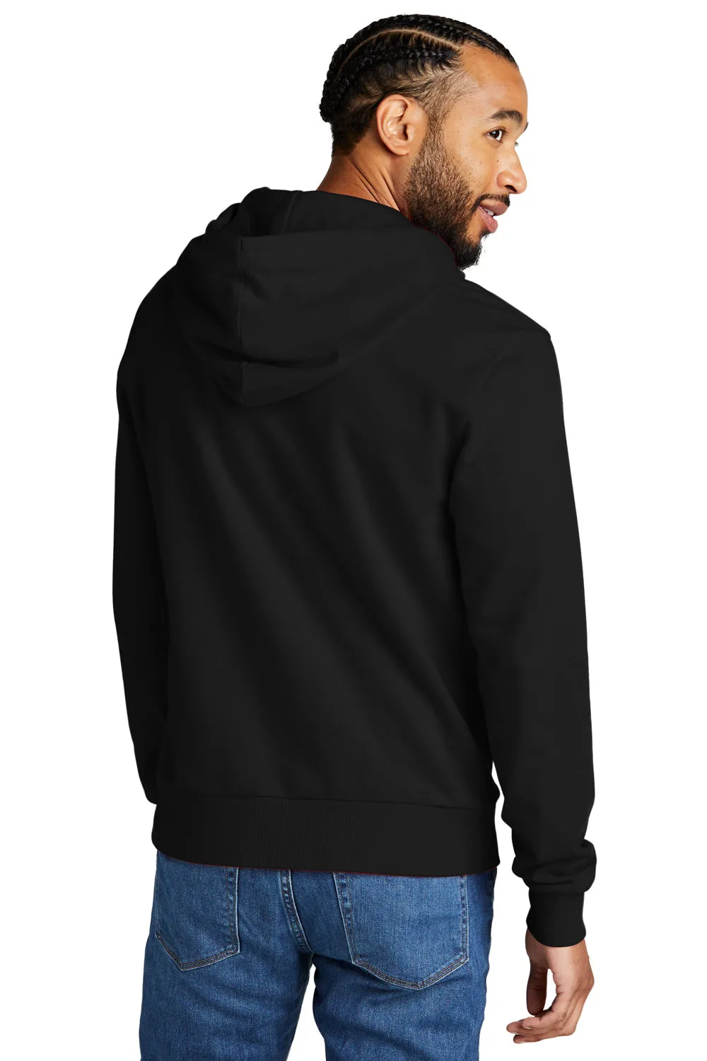 Allmade Sweat à capuche pour homme en French Terry biologique avec poche kangourou - Noir profond