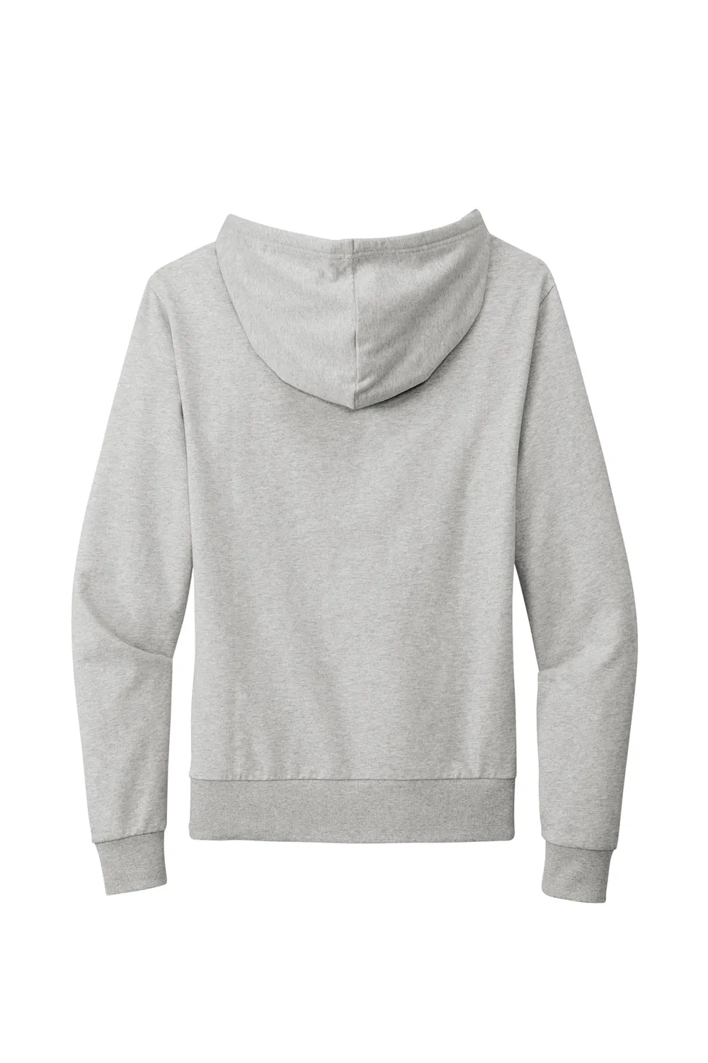 Pull à capuche en French Terry bio pour hommes avec poche kangourou - Granite gris chiné