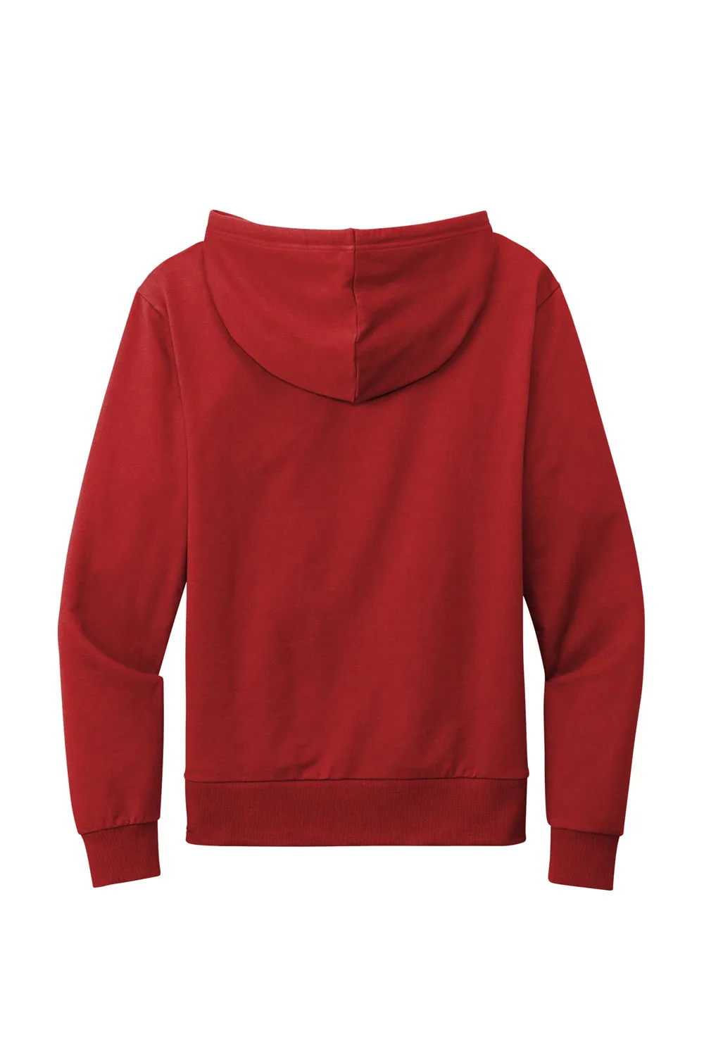 Pull à capuche en French Terry bio pour hommes avec poche kangourou - Rouge révolution