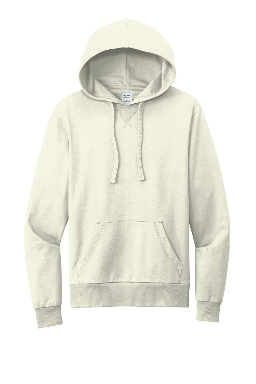 Allmade Sweat à capuche pour homme en French Terry biologique avec poche kangourou - Sable blanc