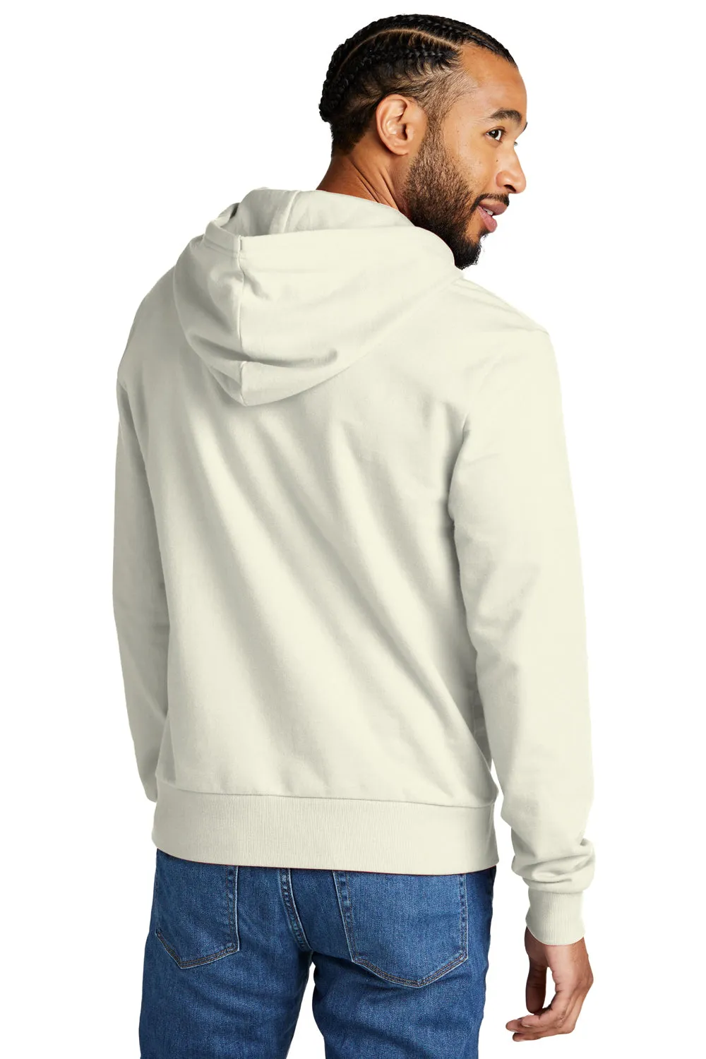 Allmade Sweat à capuche pour homme en French Terry biologique avec poche kangourou - Sable blanc
