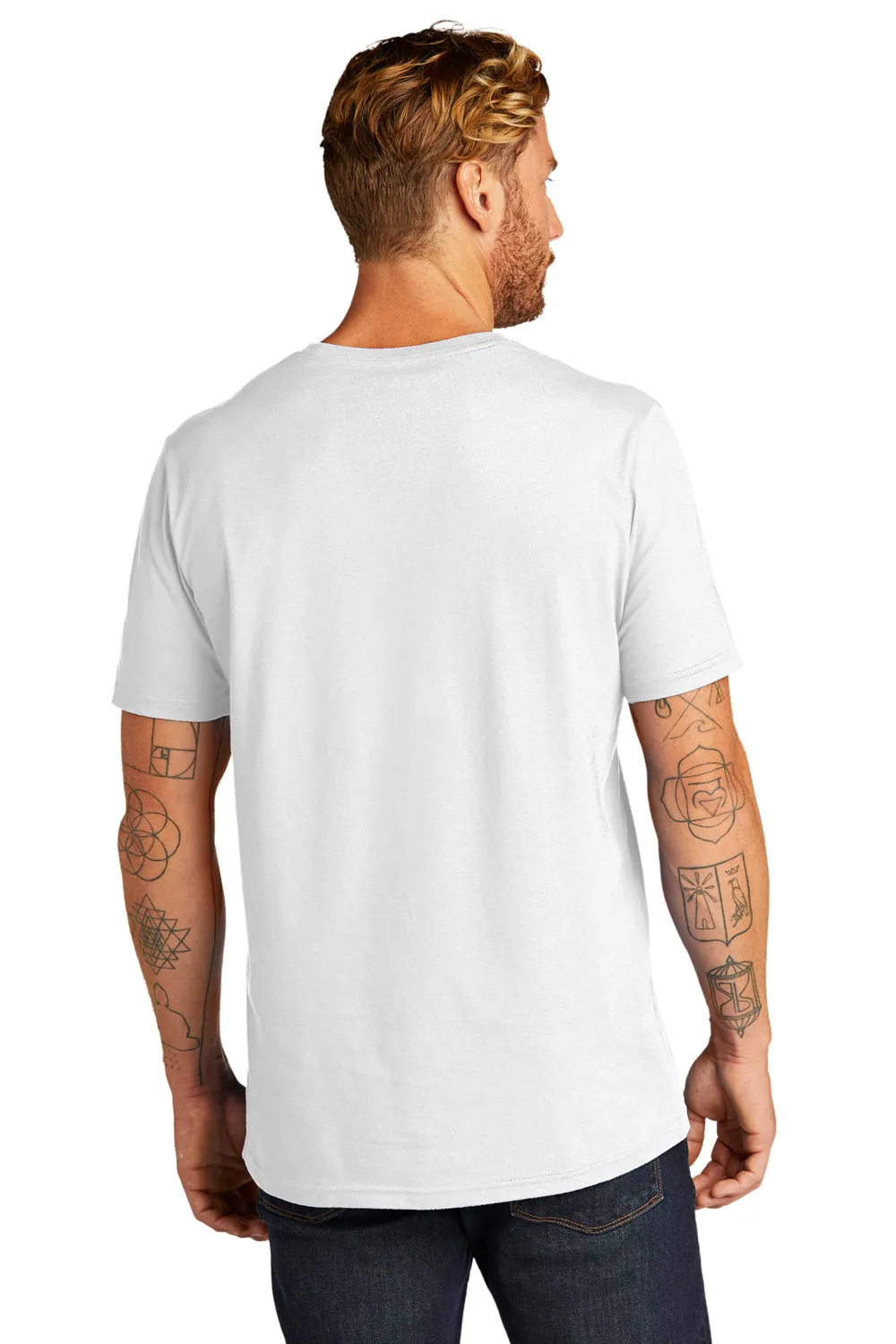 T-shirt à manches courtes pour hommes Allmade en coton bio - Blanc éclatant