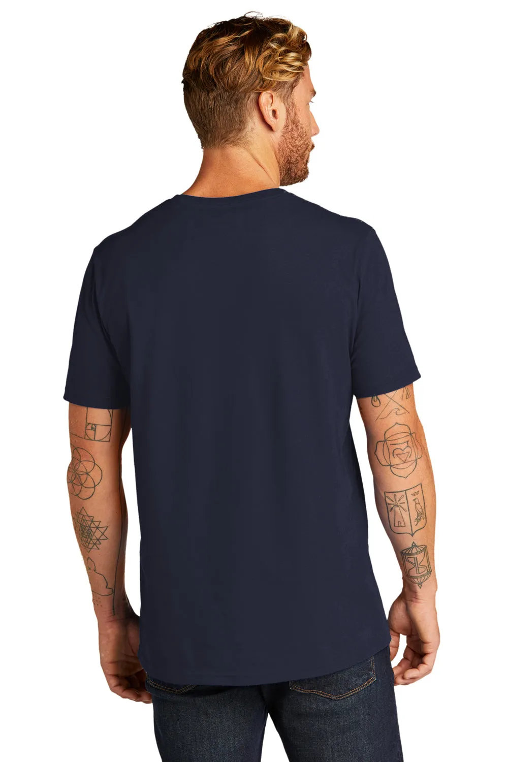T-shirt à manches courtes pour hommes bio Allmade - Bleu marine nuit