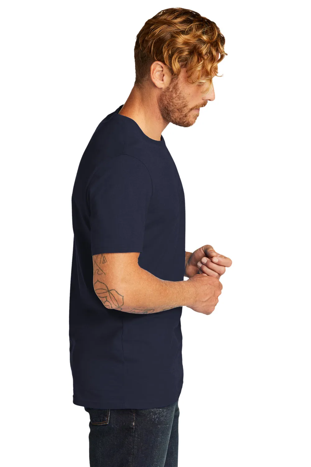 T-shirt à manches courtes pour hommes bio Allmade - Bleu marine nuit