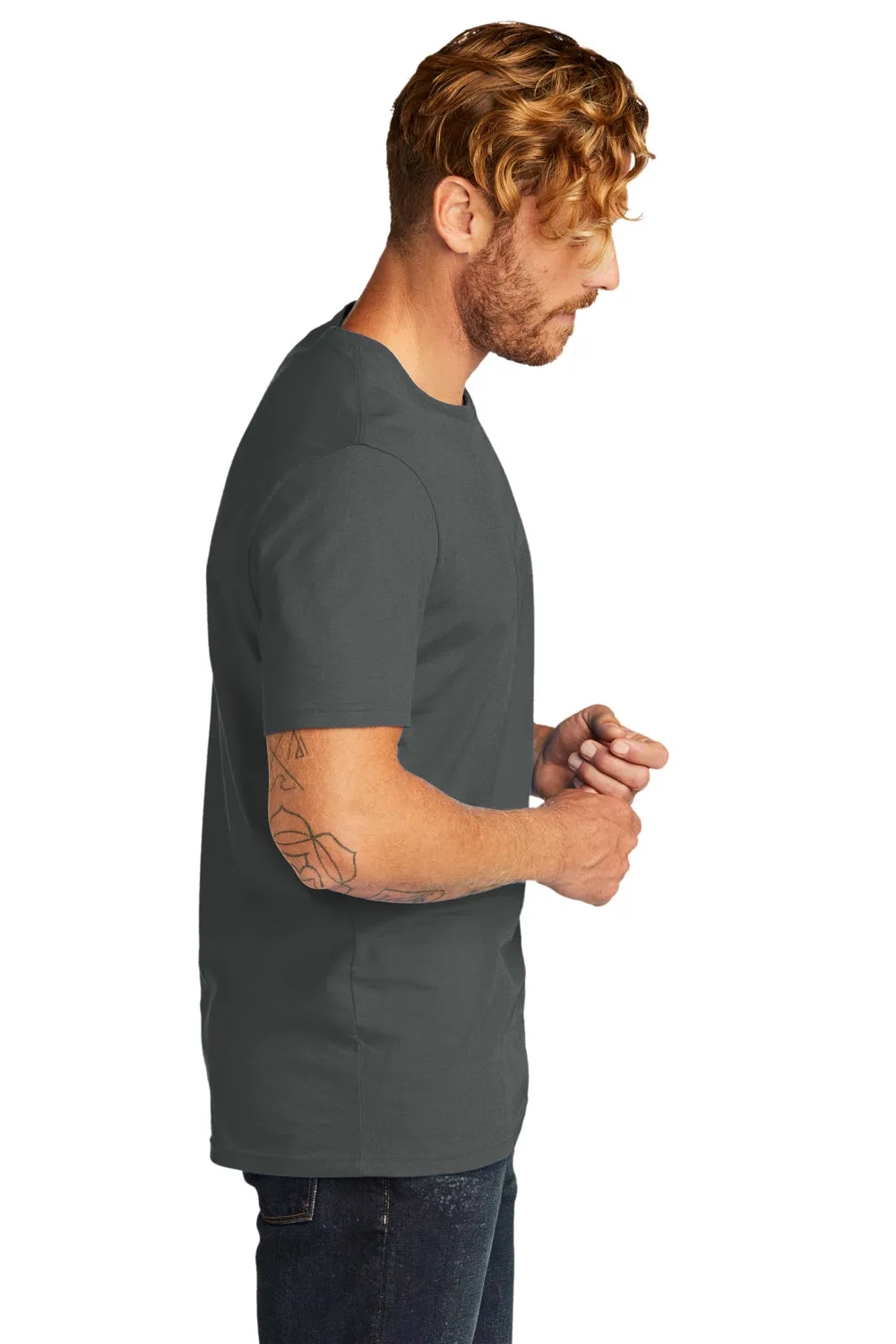 T-shirt à manches courtes pour hommes Allmade en coton bio - Gris terrain