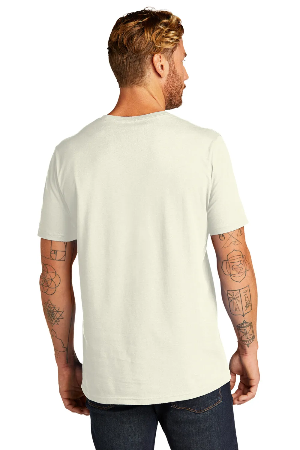 T-shirt à manches courtes pour hommes bio Allmade - Sable blanc