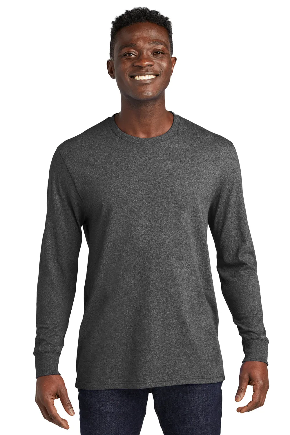 T-shirt à manches longues recyclé pour hommes Allmade - Gris charbon chiné