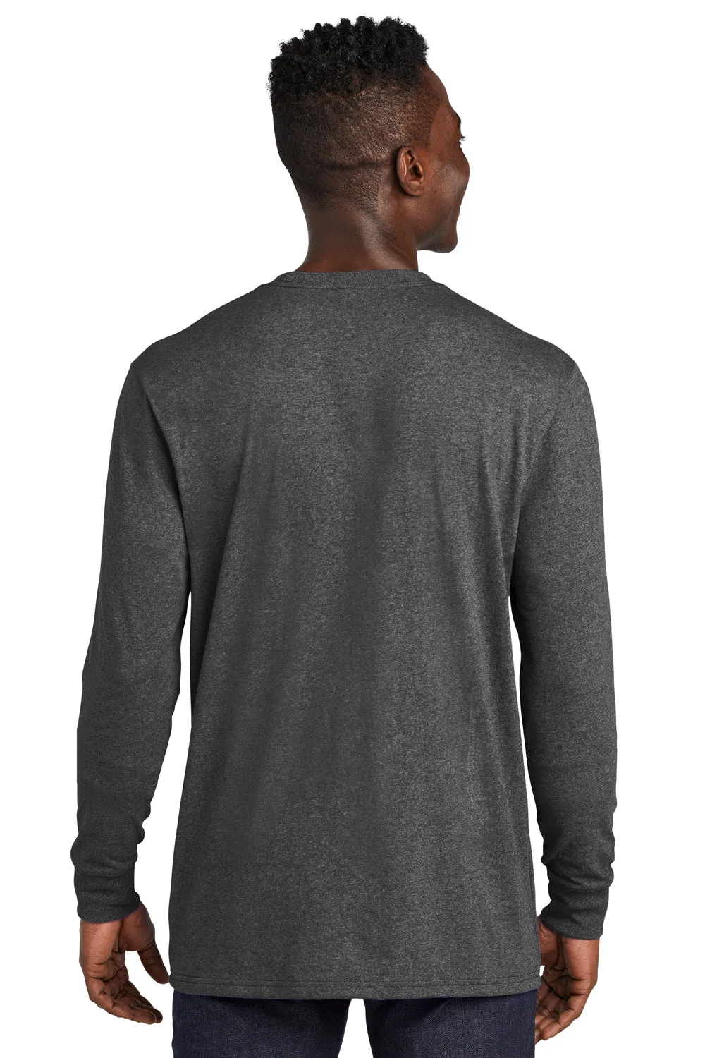 T-shirt à manches longues recyclé pour hommes Allmade - Gris charbon chiné