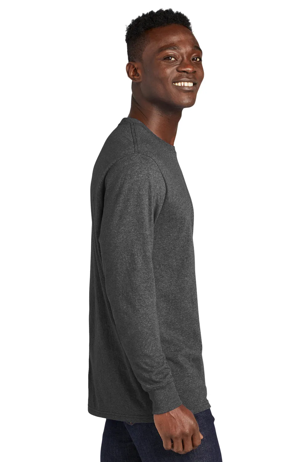 T-shirt à manches longues recyclé pour hommes Allmade - Gris charbon chiné