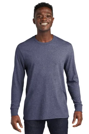 T-shirt à manches longues recyclé pour hommes Allmade - Bleu marine chiné