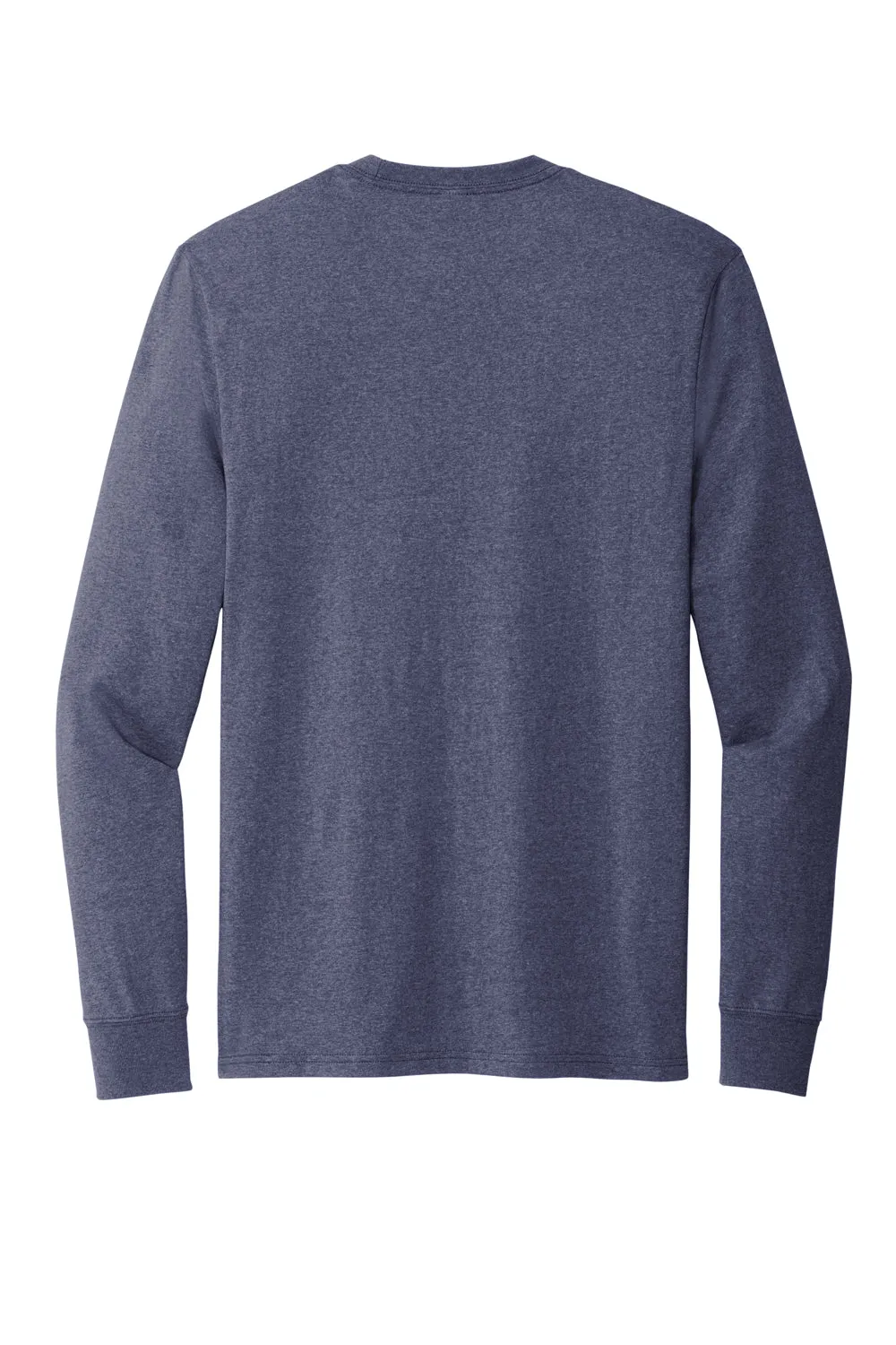 T-shirt à manches longues recyclé pour hommes Allmade - Bleu marine chiné