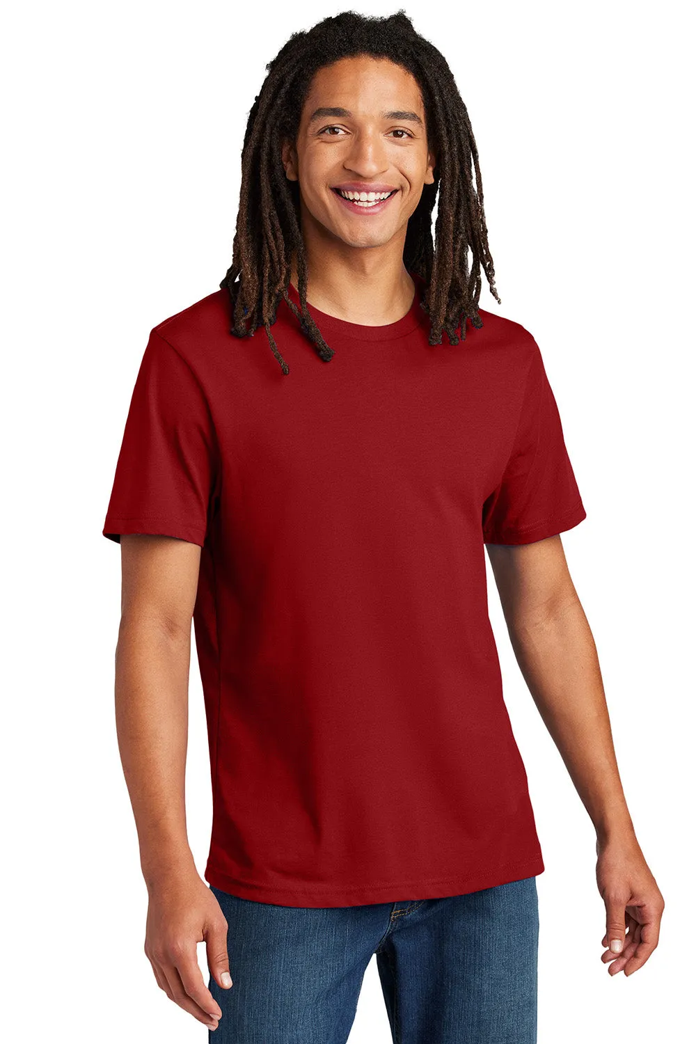 T-shirt à manches courtes recyclé pour hommes Allmade - Rouge betterave