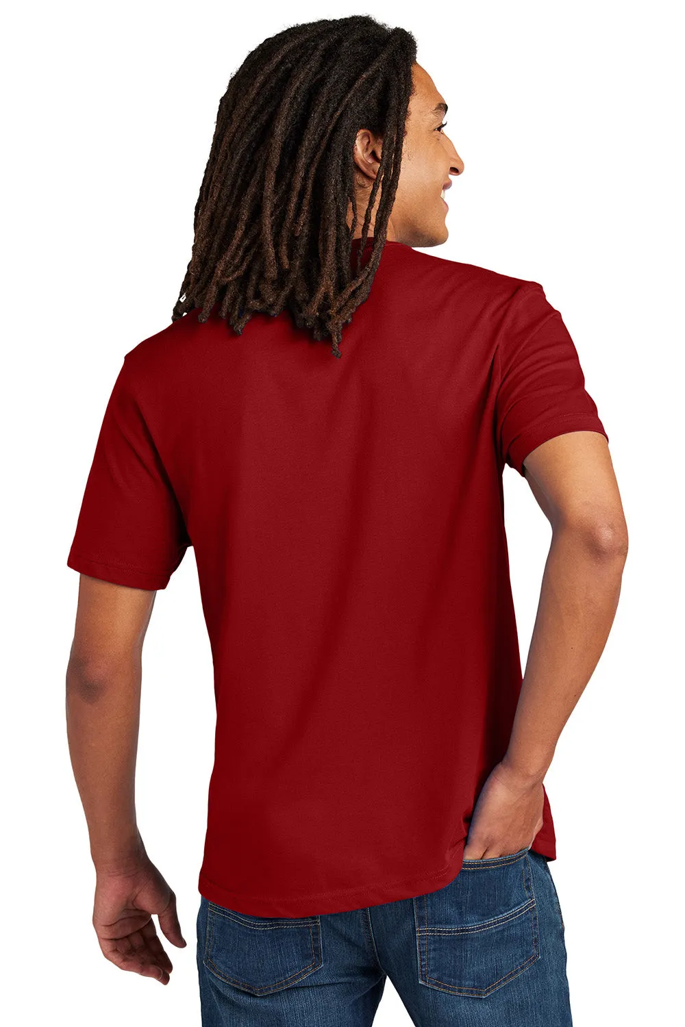 T-shirt à manches courtes recyclé pour hommes Allmade - Rouge betterave