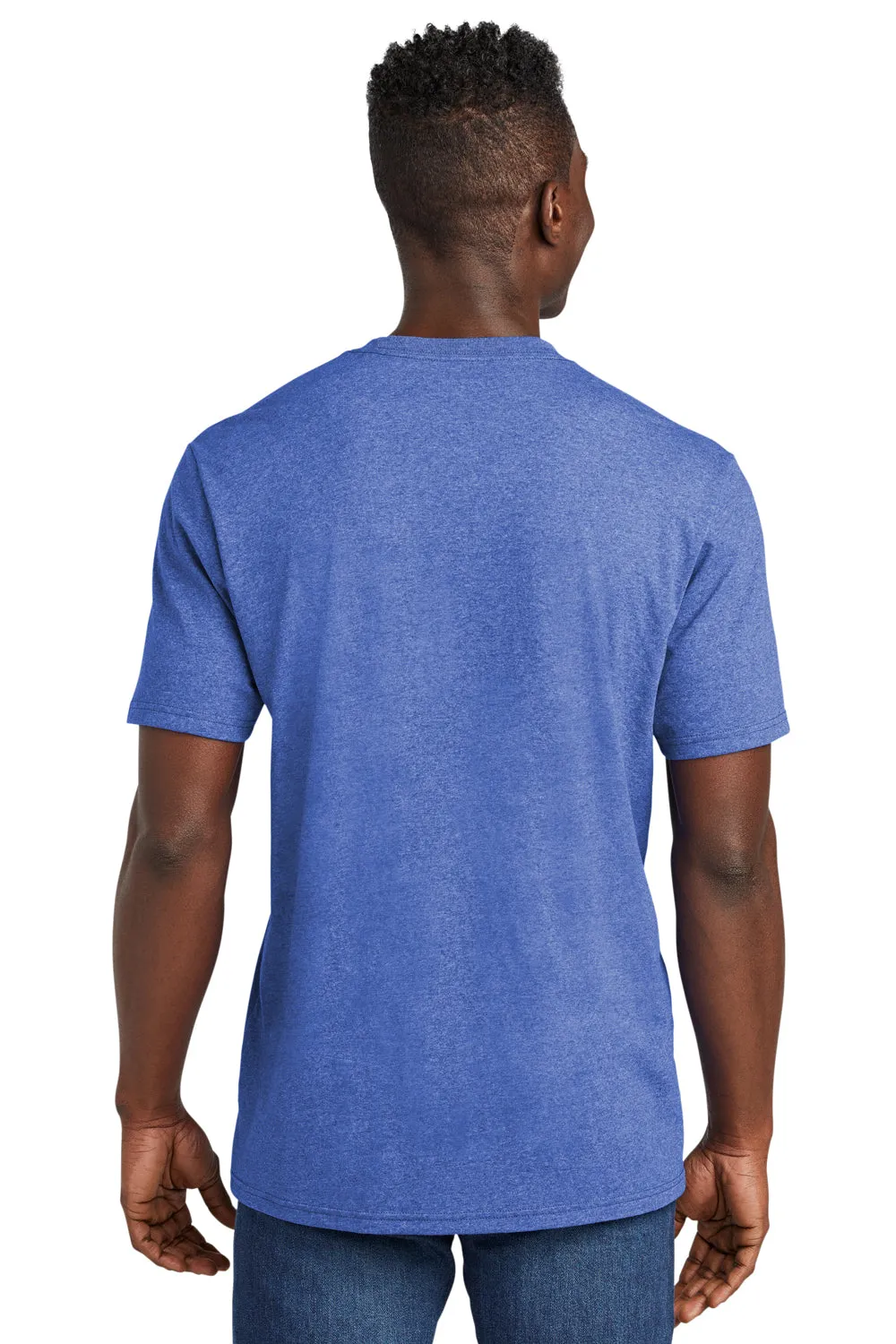 T-shirt recyclé à manches courtes pour hommes Allmade - Bleu royal chiné