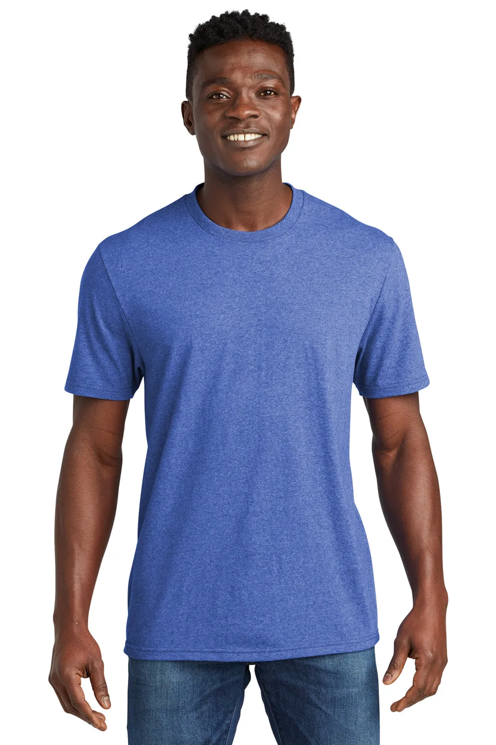 T-shirt recyclé à manches courtes pour hommes Allmade - Bleu royal chiné