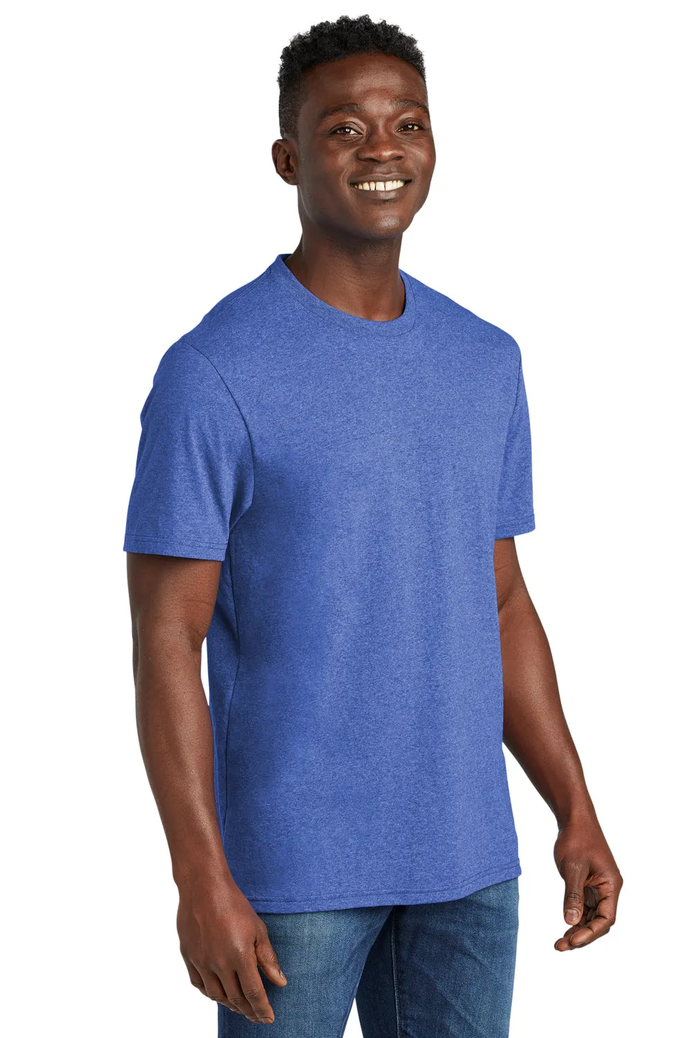 T-shirt recyclé à manches courtes pour hommes Allmade - Bleu royal chiné