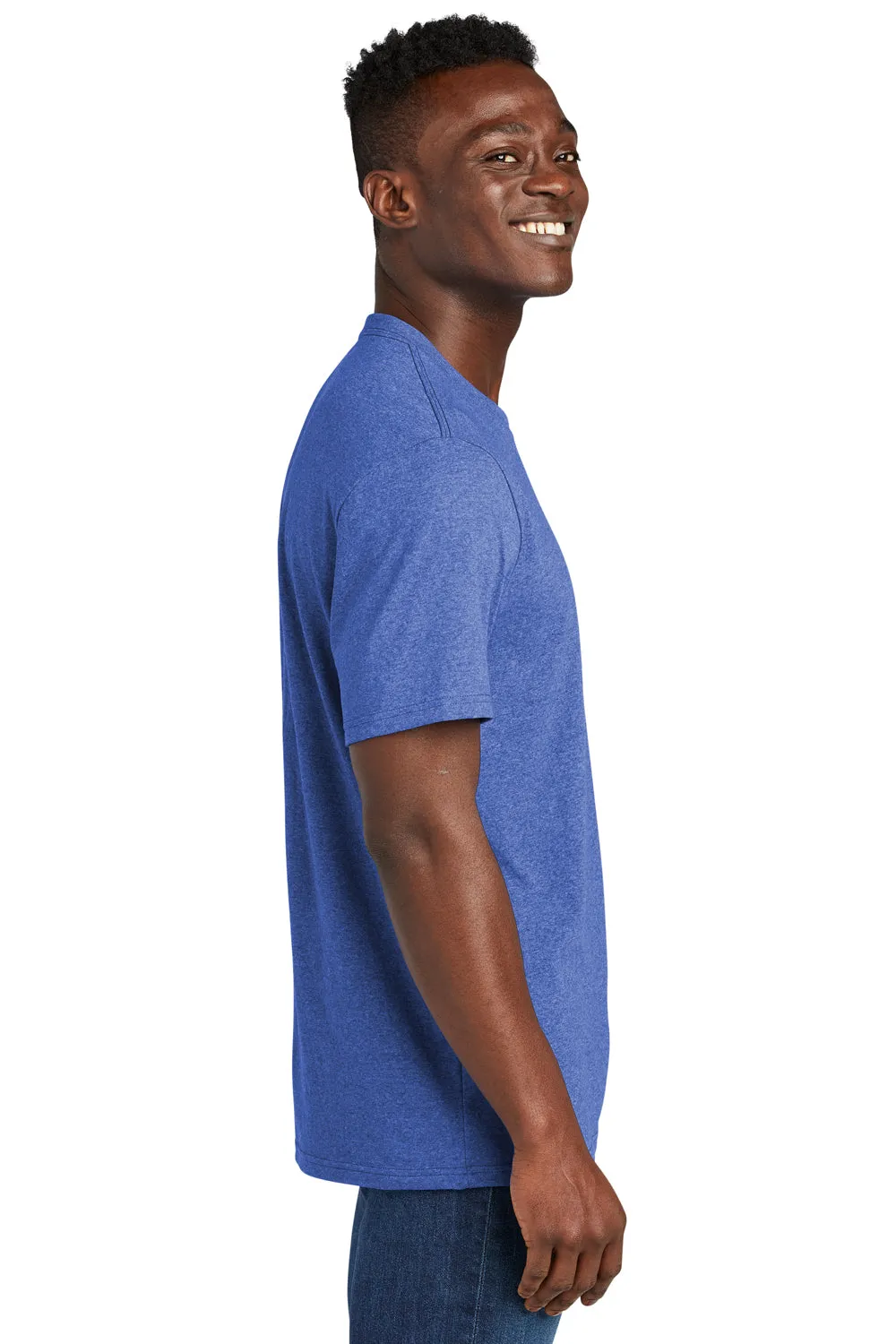 T-shirt recyclé à manches courtes pour hommes Allmade - Bleu royal chiné