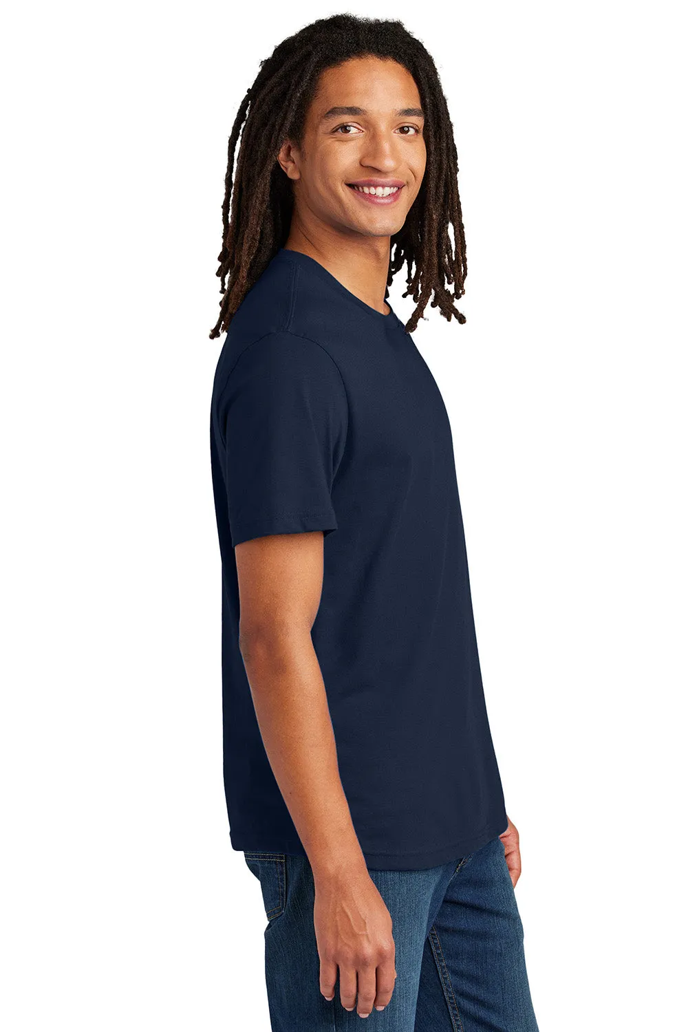 T-shirt à manches courtes recyclé pour hommes Allmade - Bleu marine nuit