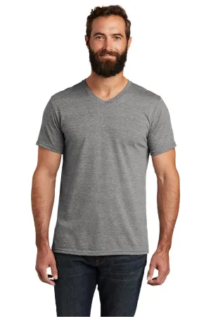 T-shirt à col en V à manches courtes pour homme Allmade - Gris aluminium