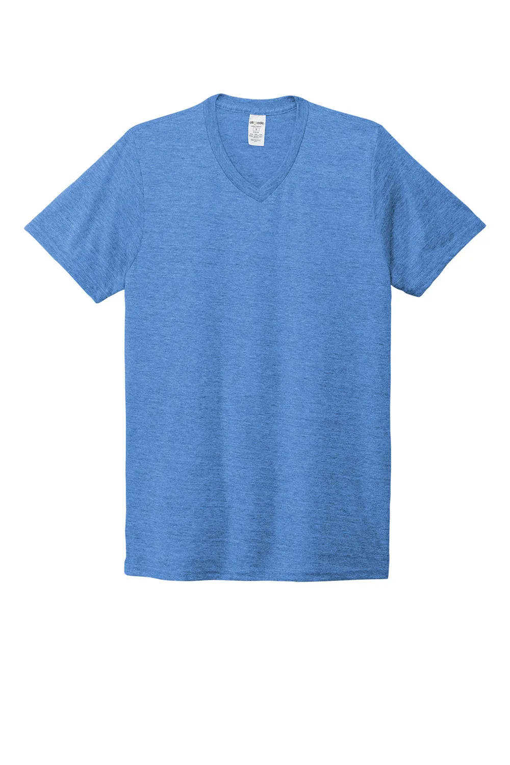 T-shirt pour homme à col en V et manches courtes Allmade - Bleu azur