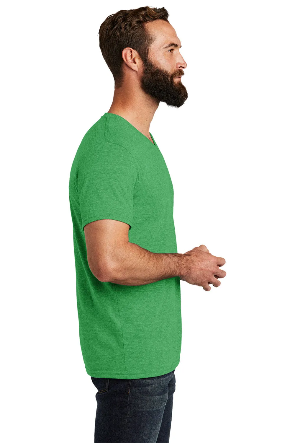 T-shirt pour homme à manches courtes et col en V Allmade - Vert environnement