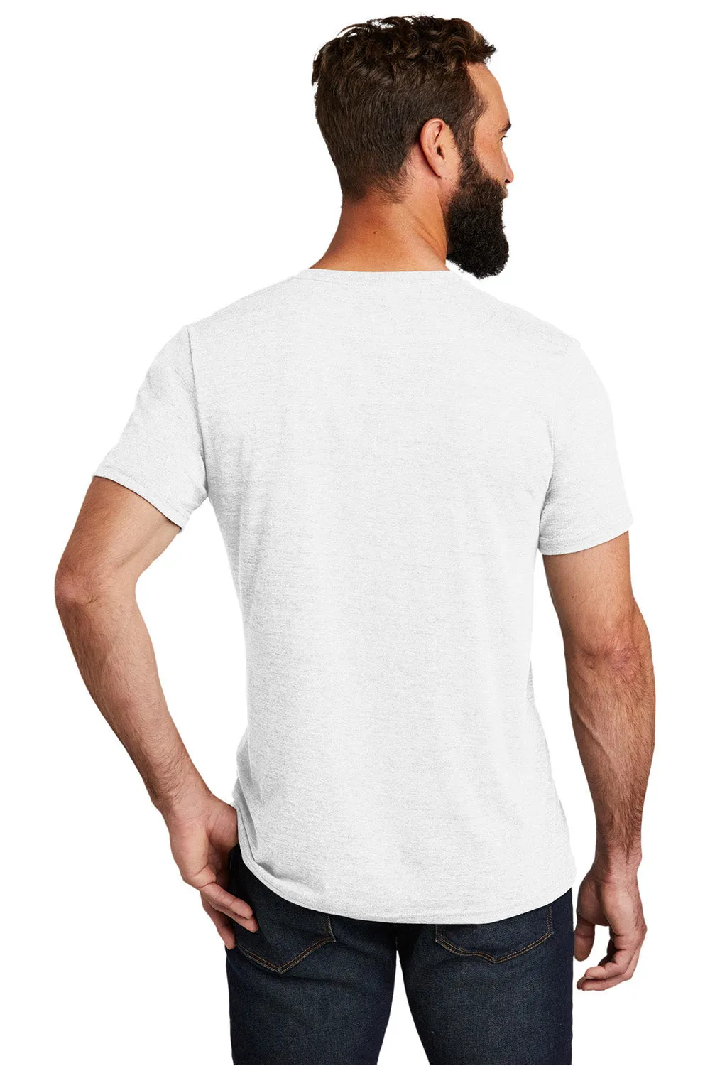 T-shirt pour homme à col en V et manches courtes Allmade - Blanc assez clair