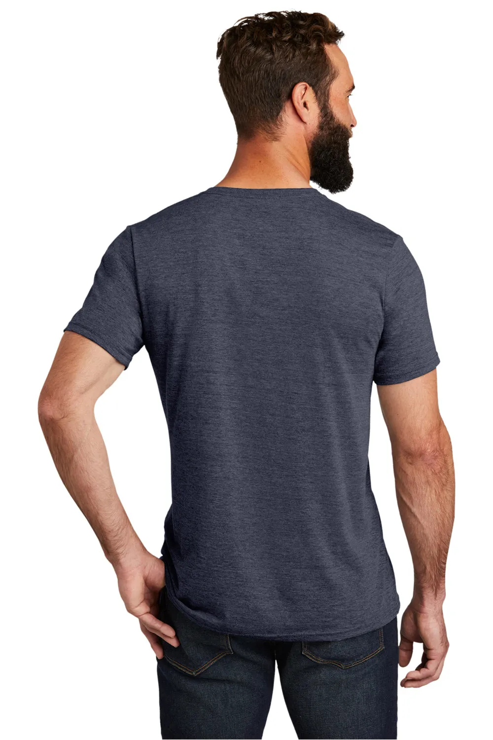 T-shirt pour homme à manches courtes et col en V Allmade - Bleu Rebelle