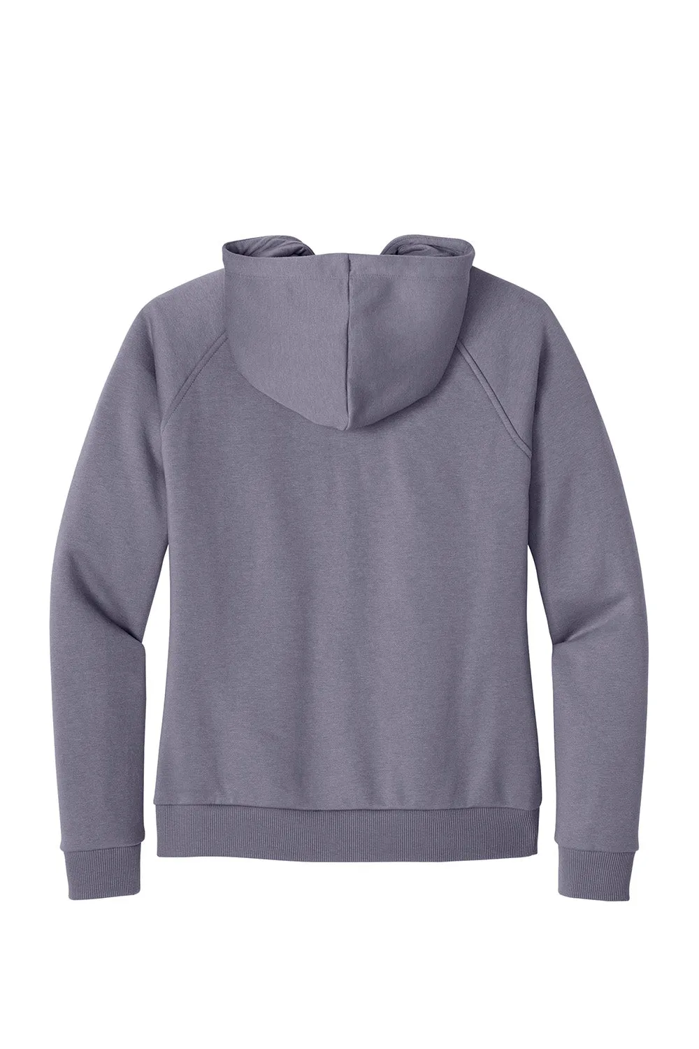 Allmade Sweat à capuche pour femme en polaire CVC avec fermeture éclair complète et poches - Violet cosmique