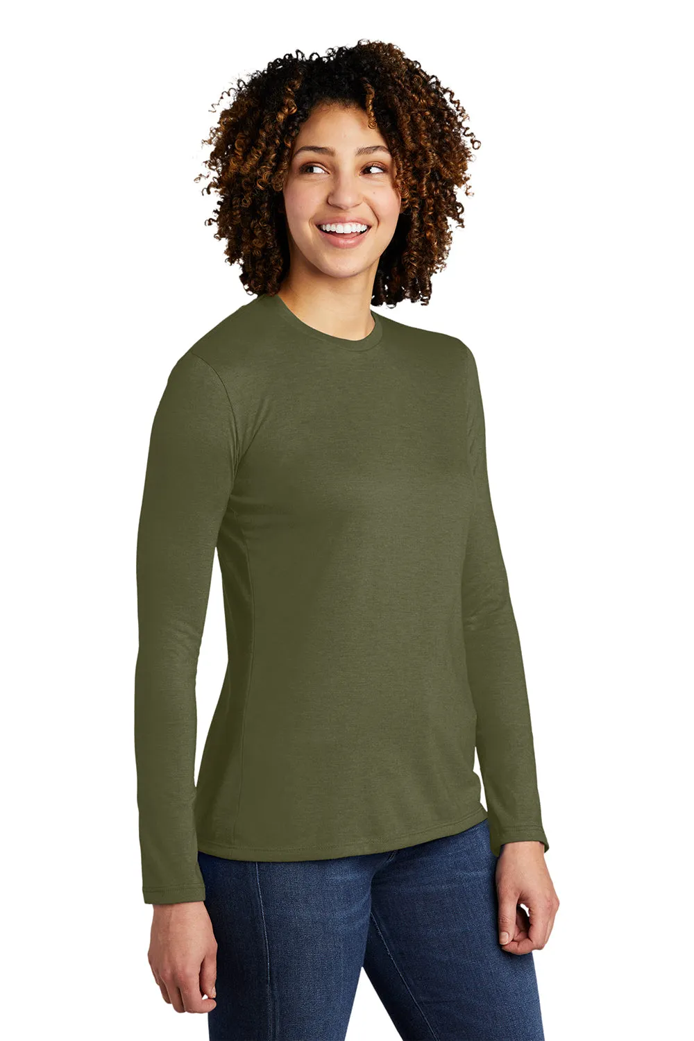 T-shirt à manches longues pour femmes Allmade - Vert Olive Vous