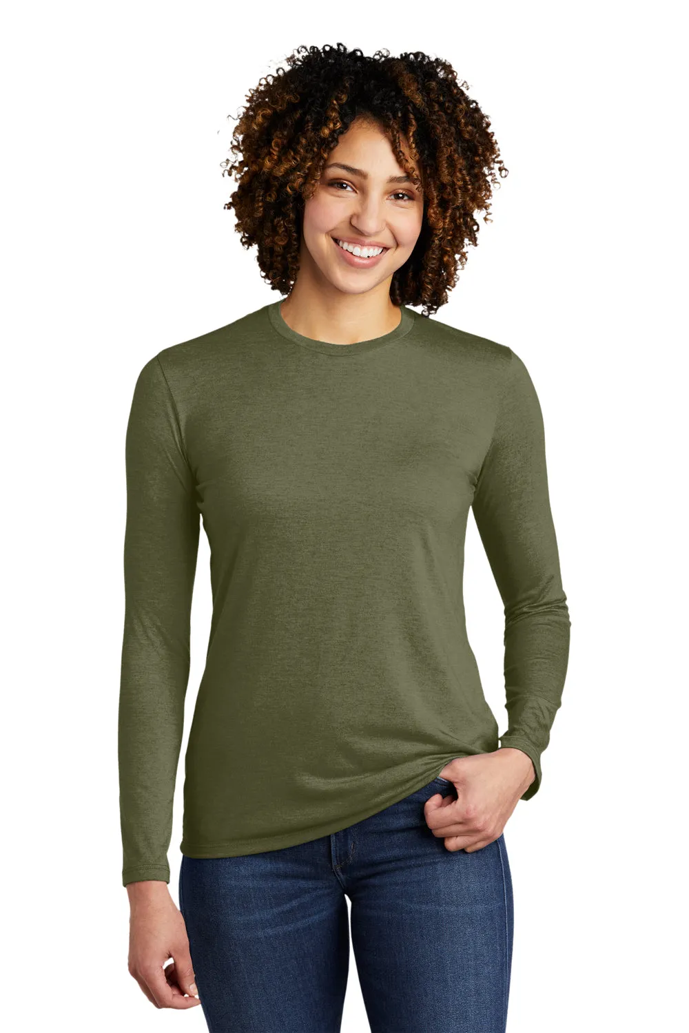 T-shirt à manches longues pour femmes Allmade - Vert Olive Vous