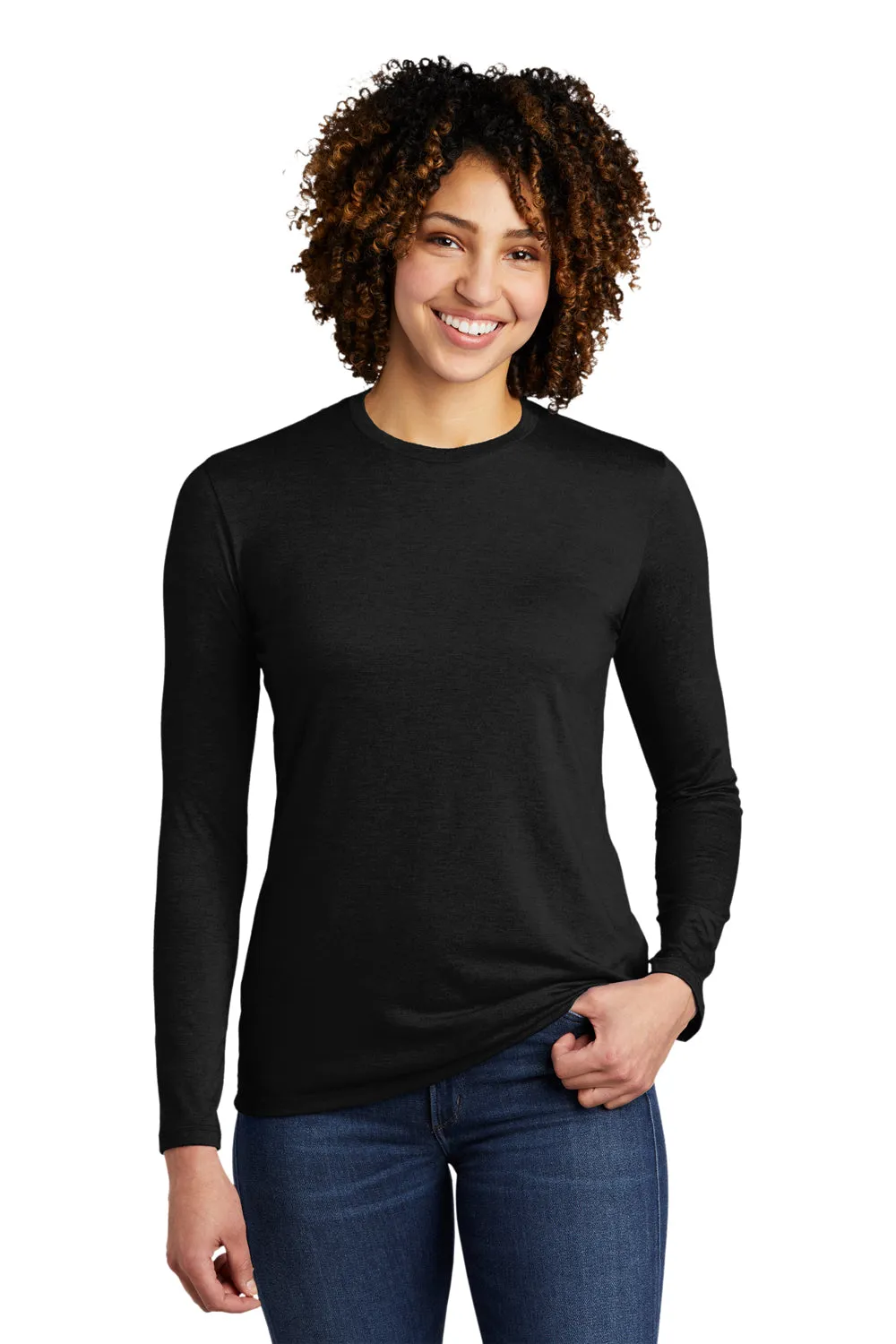 T-shirt à manches longues pour femmes Allmade - Noir spatial