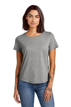 T-shirt pour femmes Allmade à manches courtes et encolure ronde - Gris aluminium