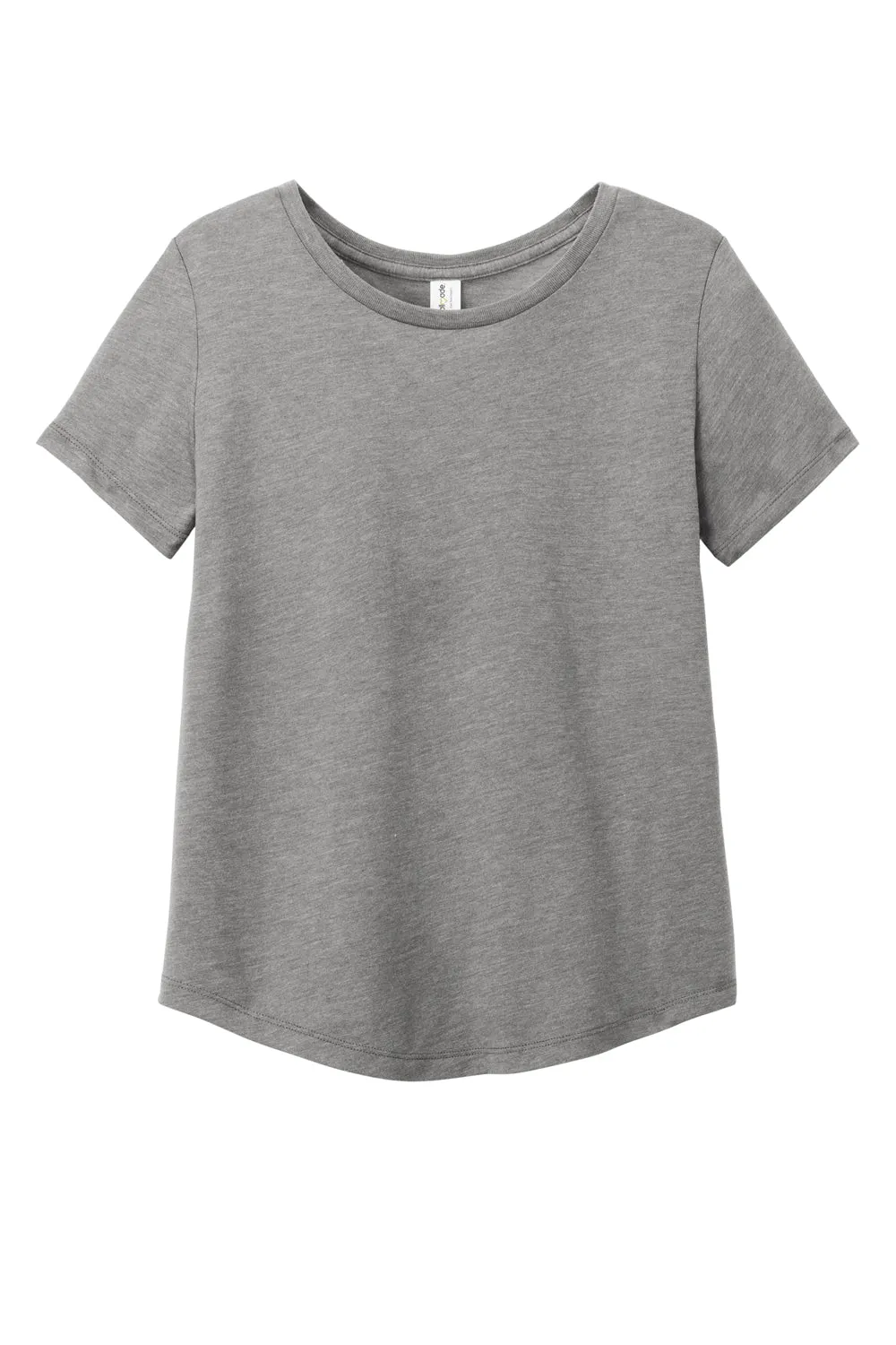 T-shirt pour femmes Allmade à manches courtes et encolure ronde - Gris aluminium