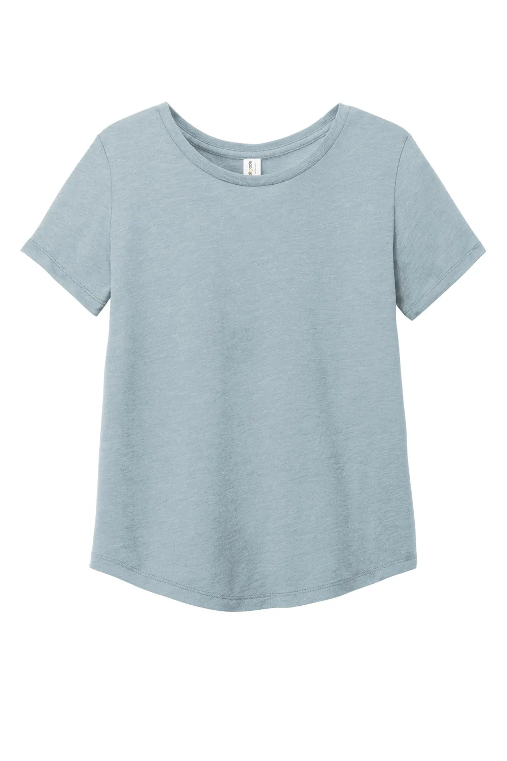 T-shirt Femme Allmade à Manches Courtes et Col Rond - Je T'aime Bien Bleu