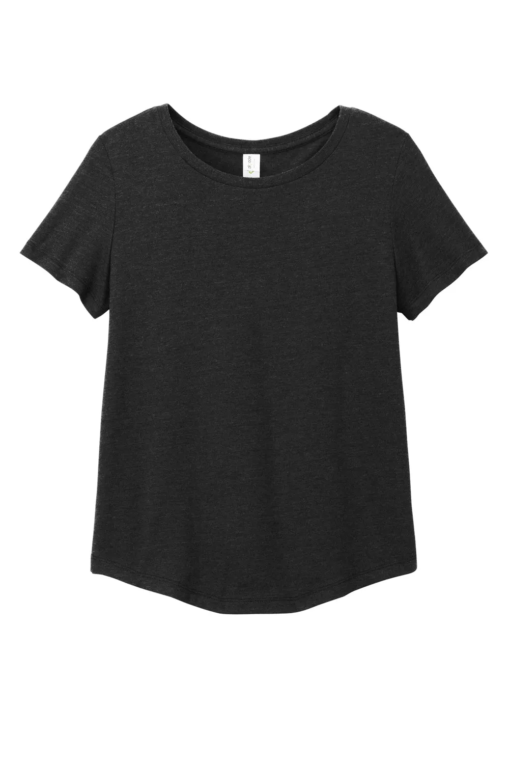 T-shirt à manches courtes et col rond pour femmes Allmade - Noir spatial