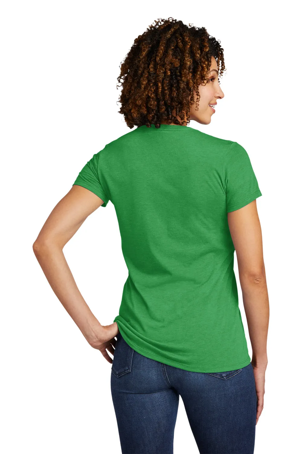 T-shirt à col en V à manches courtes pour femmes Allmade - Vert environnemental